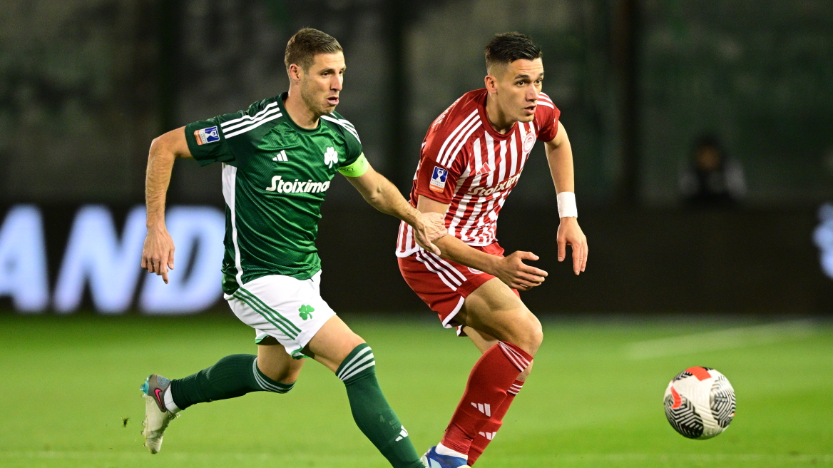 Ο Παναθηναϊκός πήρε το ντέρμπι «αιωνίων» κόντρα στον Ολυμπιακό με σκορ 2-0