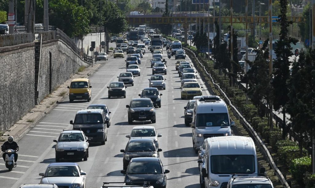 Αυξημένη η κίνηση στους δρόμους της Αττικής – Στο «κόκκινο» ο Κηφισός