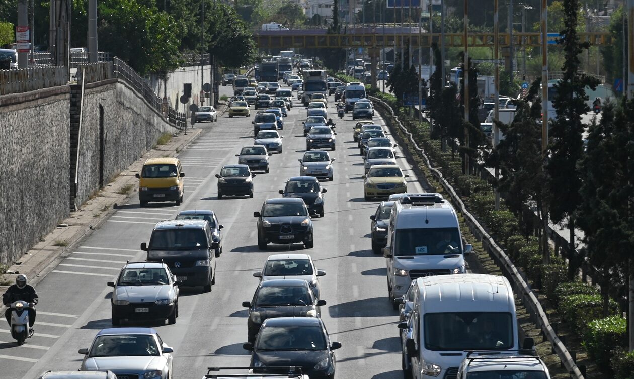 Αυξημένη η κίνηση στους δρόμους της Αττικής – Στο «κόκκινο» ο Κηφισός