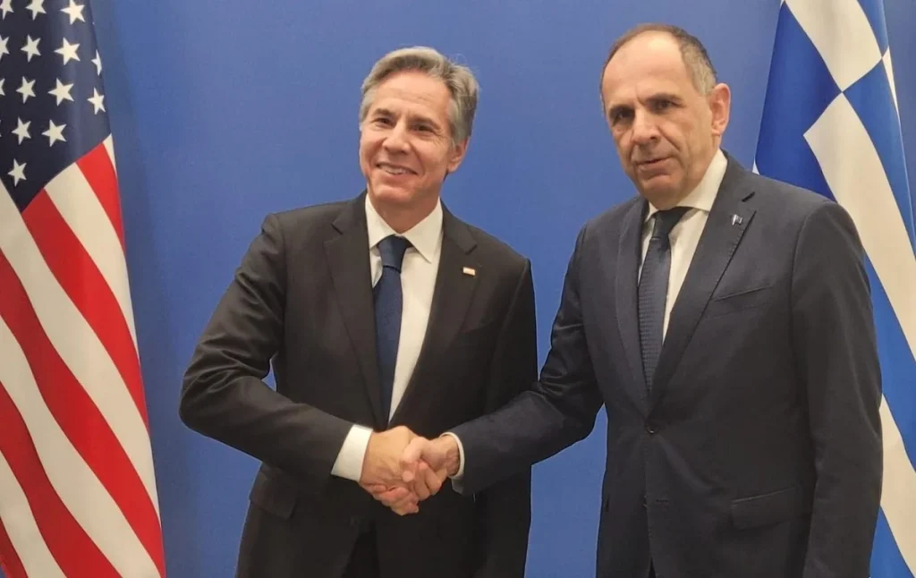 Ουάσιγκτον: Συνάντηση Γ.Γεραπετρίτη με Α.Μπλίνκεν – Η Ελλάδα μπήκε στο πρόγραμμα διαστημικής συνεργασίας «Artemis»