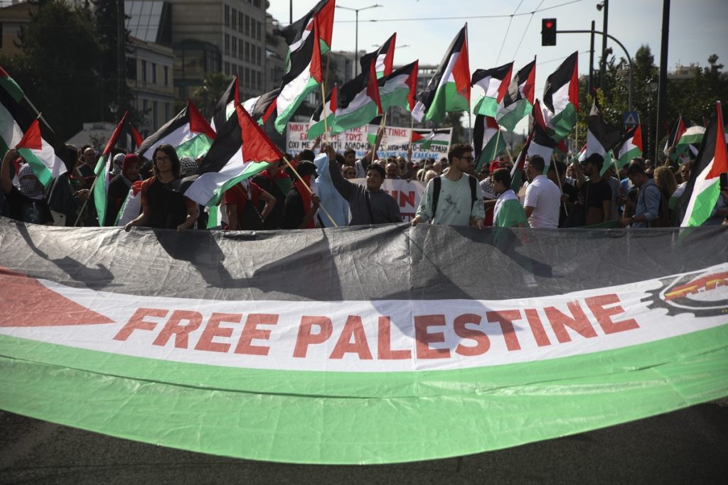 Σύνταγμα: Προσαγωγές στην πορεία για την Παλαιστίνη