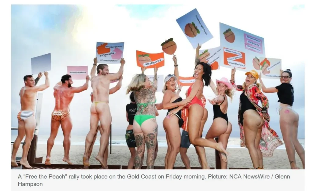 Αυστραλία: Στους δρόμους δεκάδες διαδηλωτές με… στριγνκ μπικίνι μετά τις εκκλήσεις για απαγόρευση