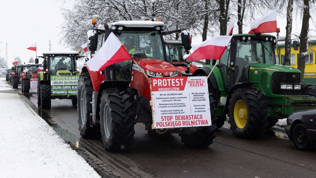 Οι Πολωνοί αγρότες ετοιμάζουν πλήρη αποκλεισμό των ουκρανικών συνόρων στις 20 Φεβρουαρίου 