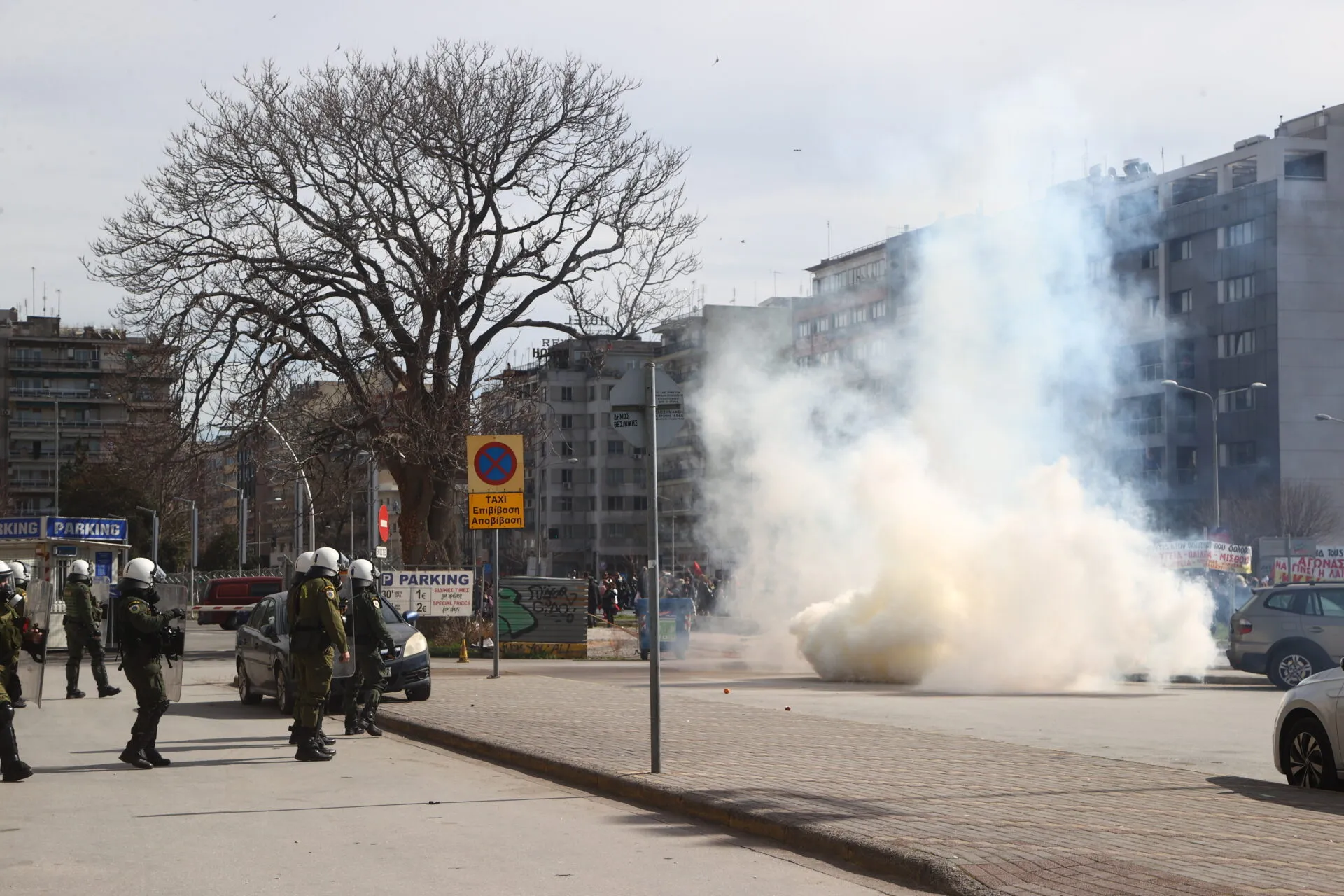 Θεσσαλονίκη: Συλλήψεις στα επεισόδια μετά την φοιτητική πορεία