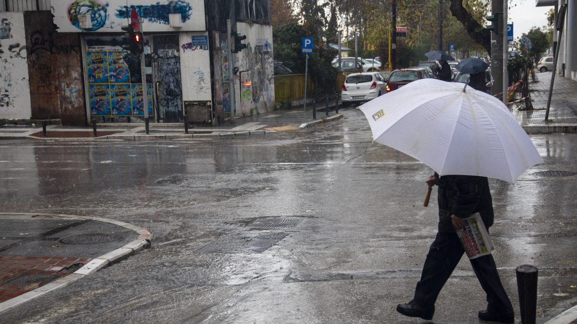 Βροχερός ο καιρός σε πολλές περιοχές της χώρας – Μικρή άνοδος της θερμοκρασίας