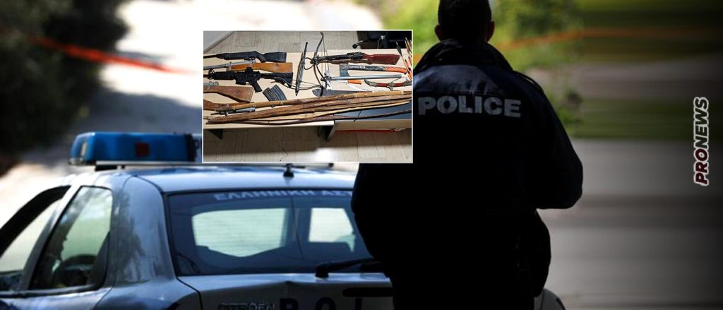 Κόρινθος: Επιχείρηση της αστυνομίας για οικογένεια με όπλα, τόξα και βέλη που ζει σε λαγούμι 30 μέτρων!