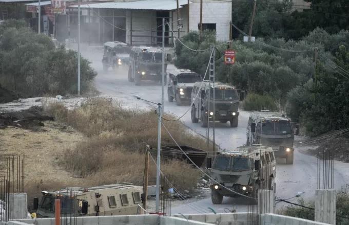 Δυτική Όχθη: Έφοδος του ισραηλινού στρατού σε καταυλισμό – Σκοτώθηκαν τρεις Παλαιστίνιοι