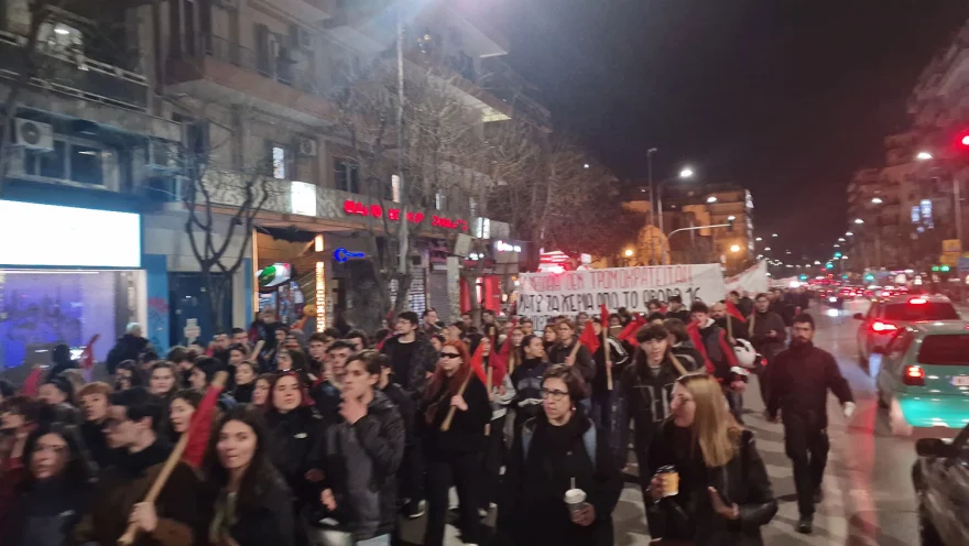  Επεισόδια μετά την πορεία φοιτητών στο κέντρο της Θεσσαλονίκης (φωτο) 