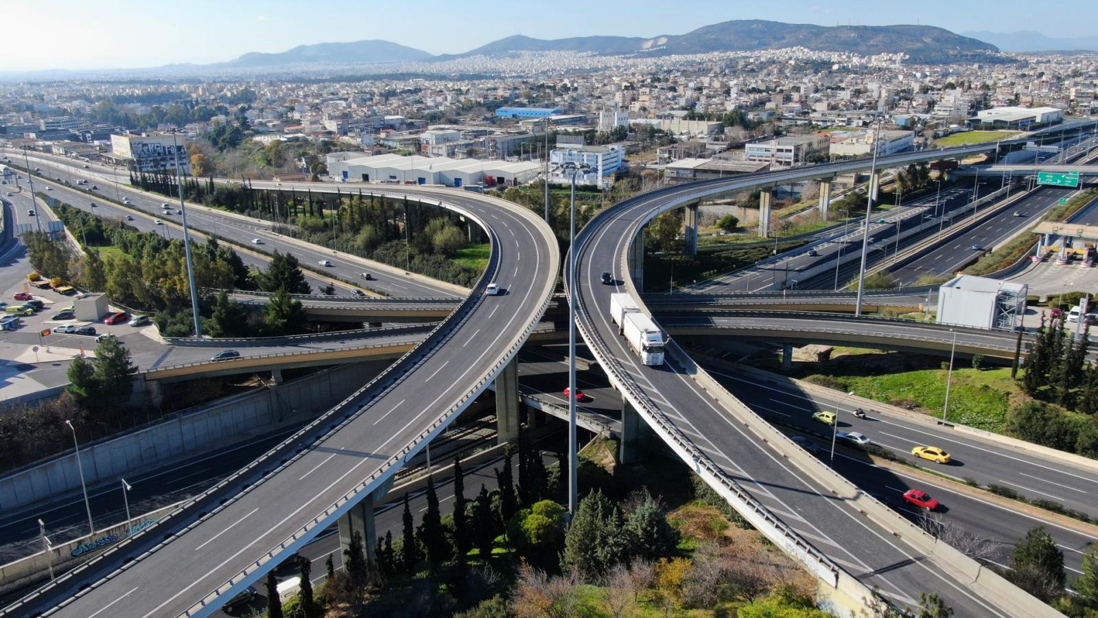 Αττική Οδός: Κλειστή το βράδυ η είσοδος από Μαρκόπουλο προς Αεροδρόμιο και Ελευσίνα