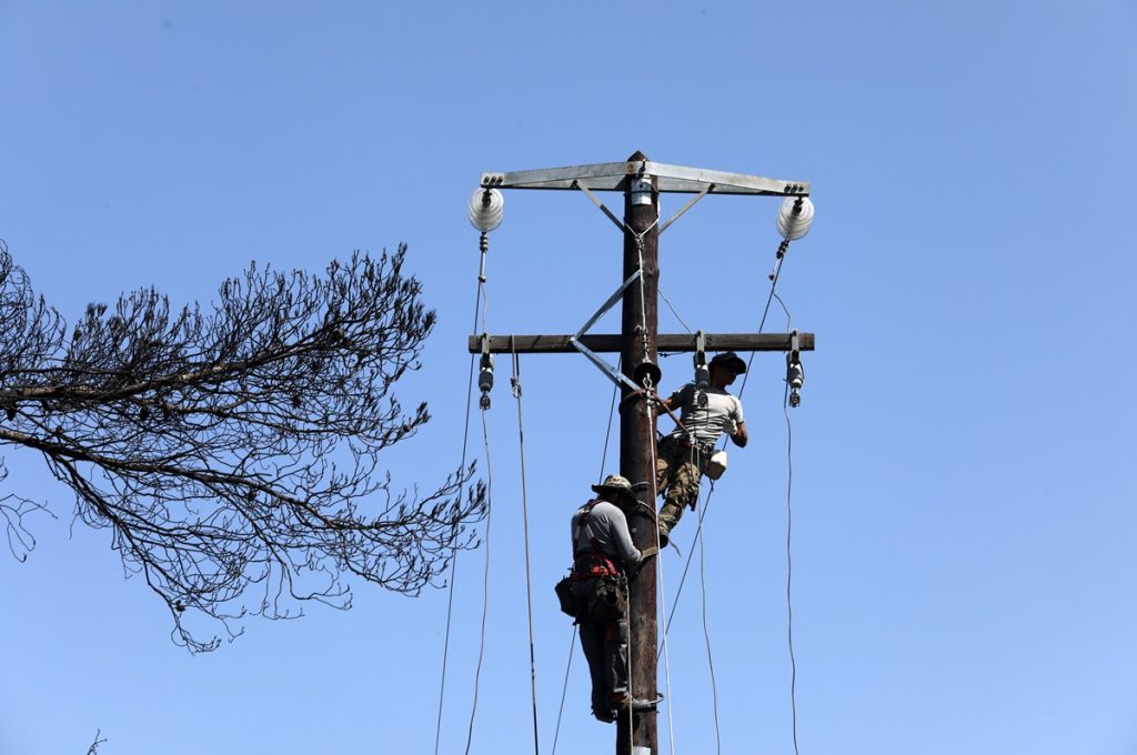Εργατικό ατύχημα στη Χαλκιδική – Εναερίτης κεραυνοβολήθηκε από ρεύμα 