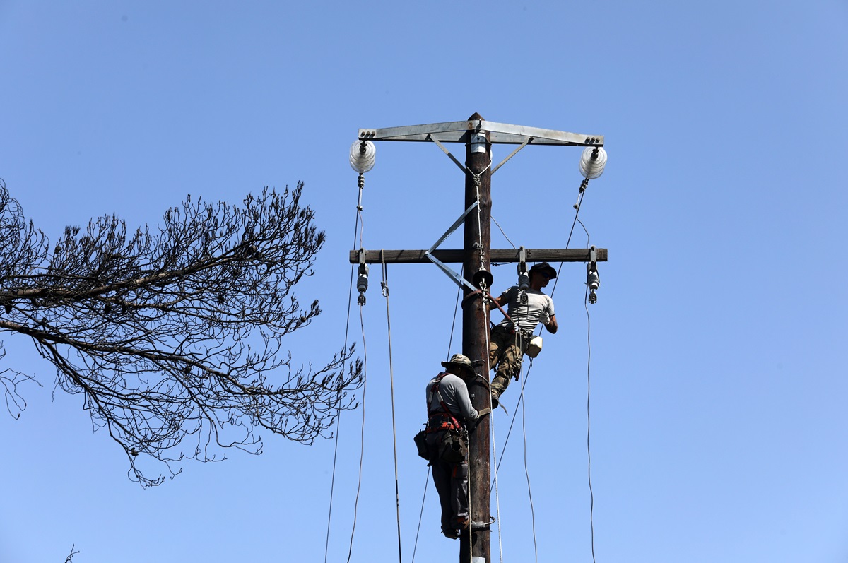 Εργατικό ατύχημα στη Χαλκιδική – Εναερίτης κεραυνοβολήθηκε από ρεύμα