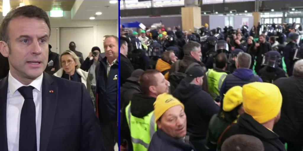 Γάλλοι αγρότες εισέβαλαν στην Αγροτική έκθεση του Παρισιού – Ζητούν την παραίτηση του Ε.Μακρόν (βίντεο) 