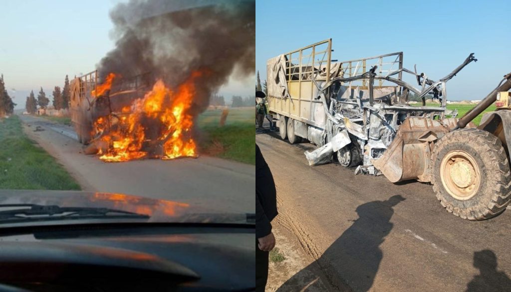 Συρία: Ισραηλινός πύραυλος χτύπησε φορτηγό – Νεκρά δύο μέλη της Χεζμπολάχ (φώτο)