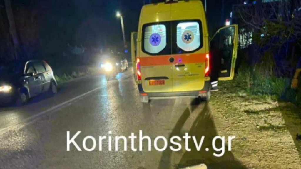 Σοβαρό τροχαίο στην παλαιά Εθνική Κορίνθου – Πατρών: ΙΧ συγκρούστηκε με μηχανή (φωτο) 