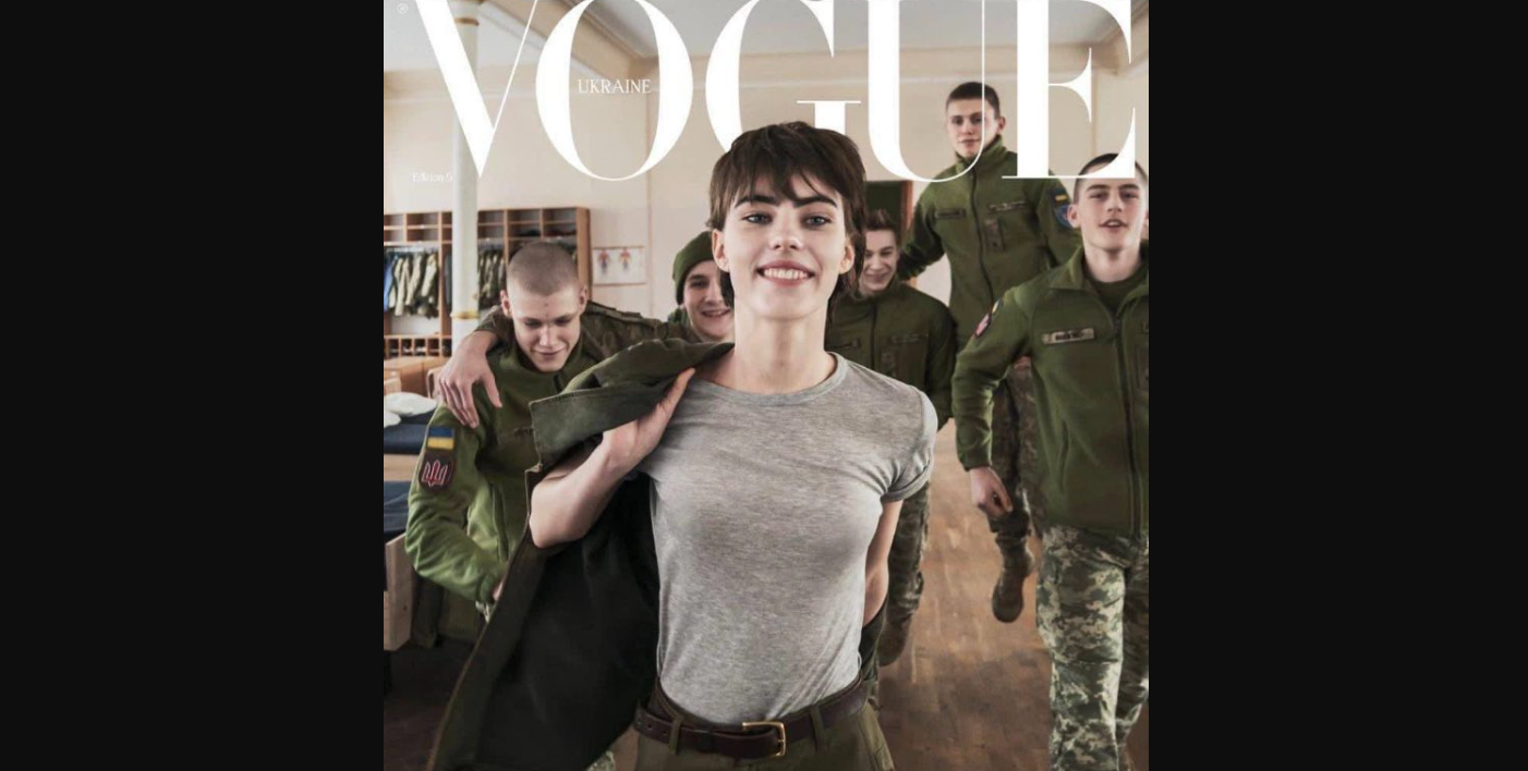 Ο πόλεμος στην Ουκρανία έγινε εξώφυλλο στη Vogue! (φωτο) 