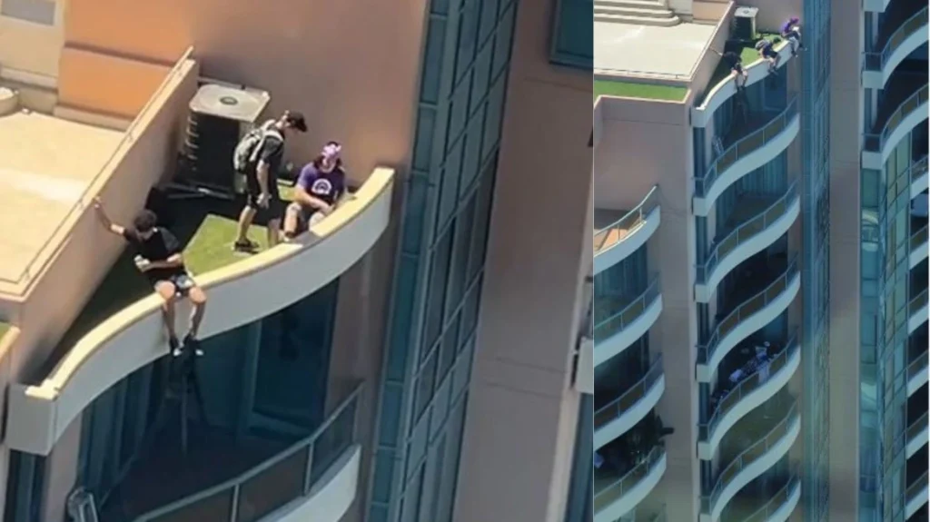 Αυστραλία: Τρόμο προκαλεί βίντεο που δείχνει τρεις εφήβους να κάθονται στη κορυφή πολυκατοικίας 37 ορόφων