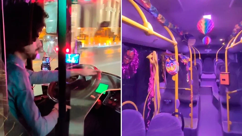 Οδηγός στη Θεσσαλονίκη στόλισε με αποκριάτικα το λεωφορείο του και έκανε «χαμό» στο TikTok (βίντεο)