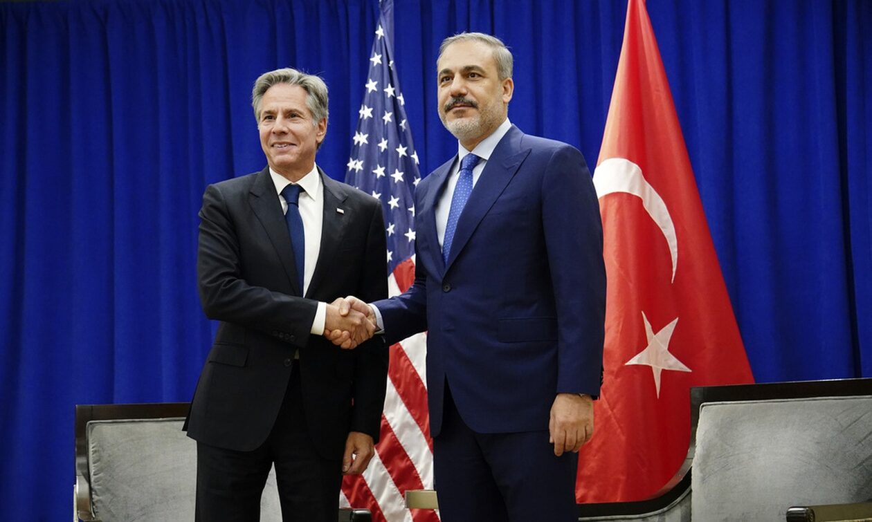 Το κοινό ανακοινωθέν μετά τη συνάντηση του Τούρκου ΥΠΕΞ Χ.Φιντάν με τον Αμερικανό ομόλογό του Α.Μπλίνκεν