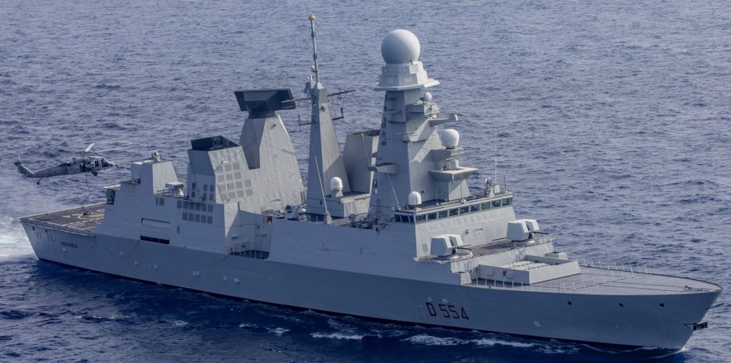 Ερυθρά Θάλασσα: Το ιταλικό πολεμικό πλοίο «Caio Duilio» κατέρριψε δύο drones των Χούθι