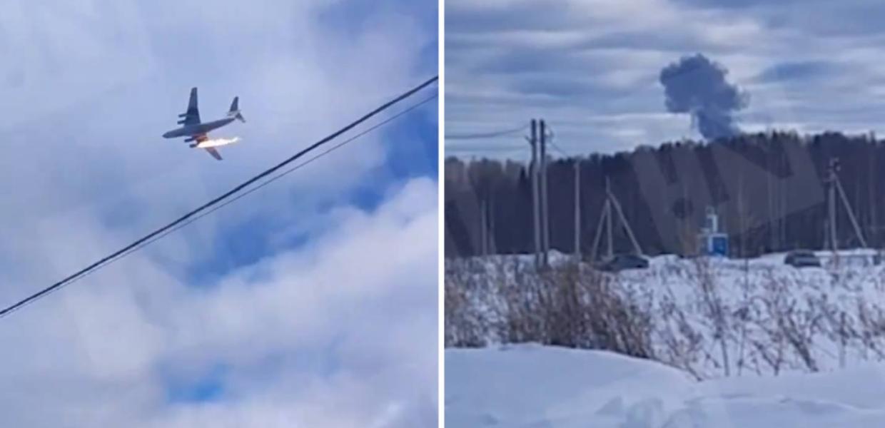 Συντριβή ρωσικού μεταγωγικού αεροσκάφους στη Μόσχα – «Νεκροί και οι 15 επιβαίνοντες» λένε οι ομάδες διάσωσης