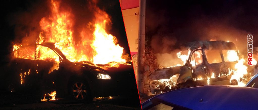 Πρωτοφανής εμπρηστική επίθεση στου Ζωγράφου: Βγήκαν από την Πανεπιστημιούπολη και πυρπόλησαν πάνω από 20 οχήματα!