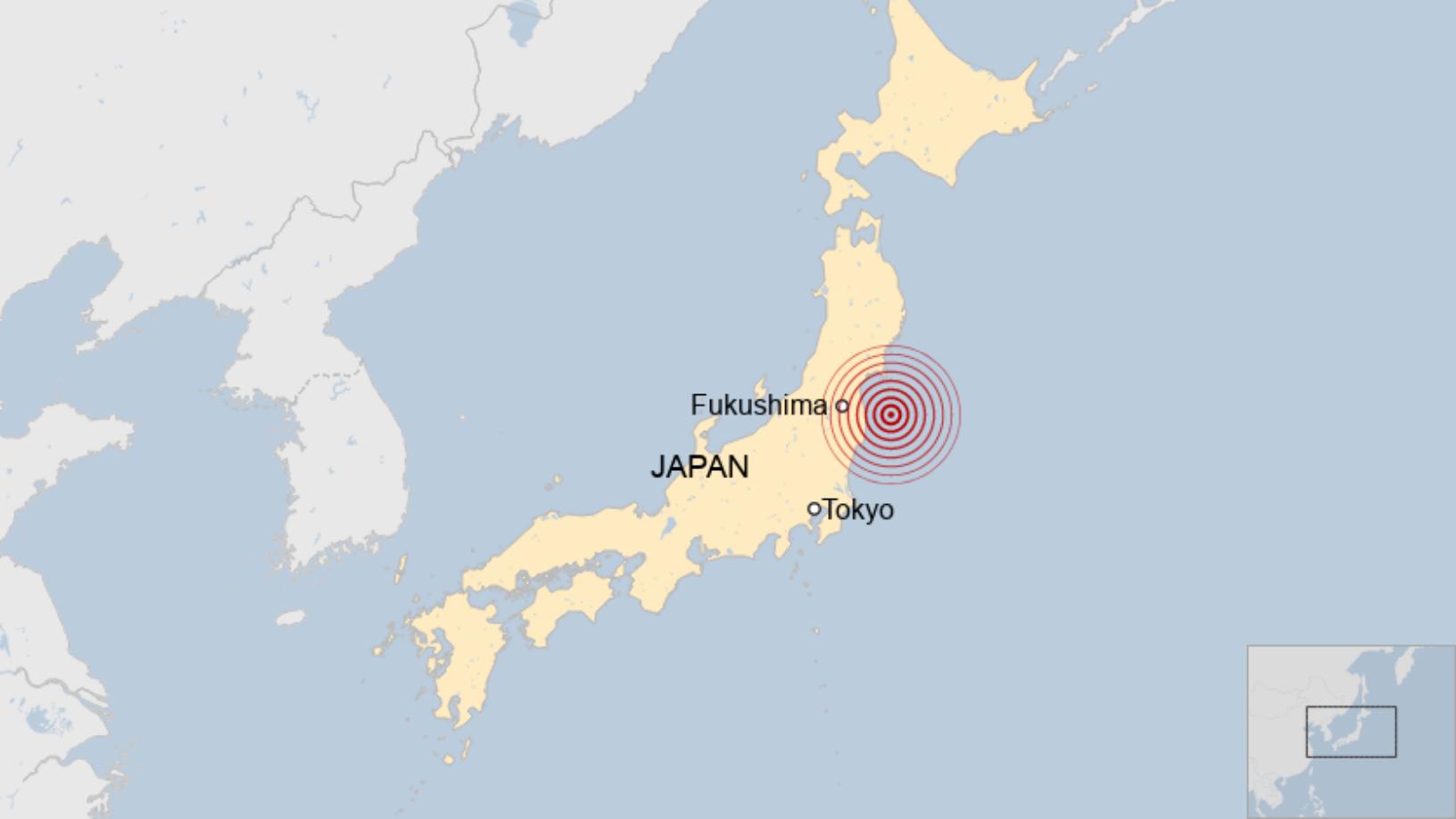 Φουκουσίμα: Ισχυρή σεισμική δόνηση 5,8 Ρίχτερ