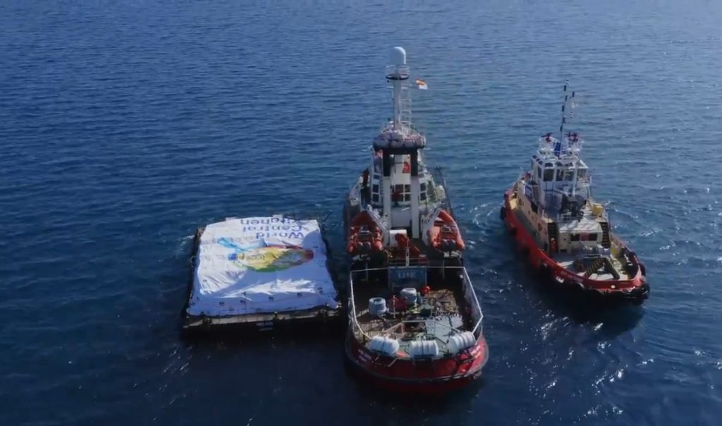 Ανοιχτά της Γάζας το Open Arms που μεταφέρει 200 τόνους βοήθειας από την Κύπρο