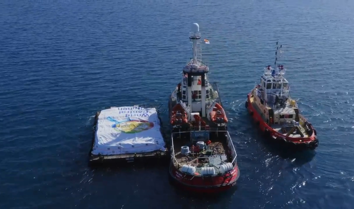 Ανοιχτά της Γάζας το Open Arms που μεταφέρει 200 τόνους βοήθειας από την Κύπρο