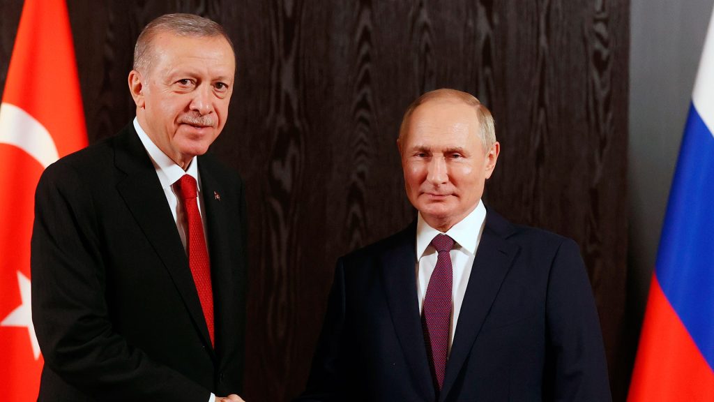 Ο Ρ.Τ.Ερντογάν συνεχάρη τον Β.Πούτιν για τη νίκη του στις προεδρικές εκλογές