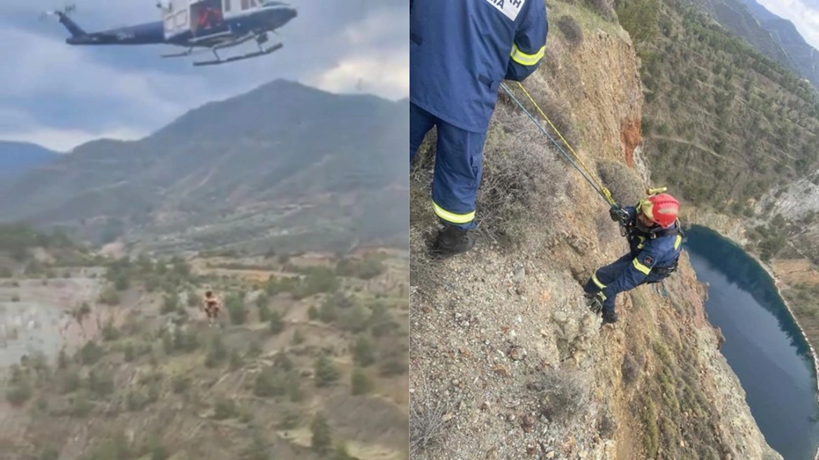Λευκωσία: Σε γκρεμό βάθους 80 μέτρων έπεσε ένας Ελληνοκύπριος στρατιώτης – Επιχείρηση με ελικόπτερο για τον απεγκλωβισμό του