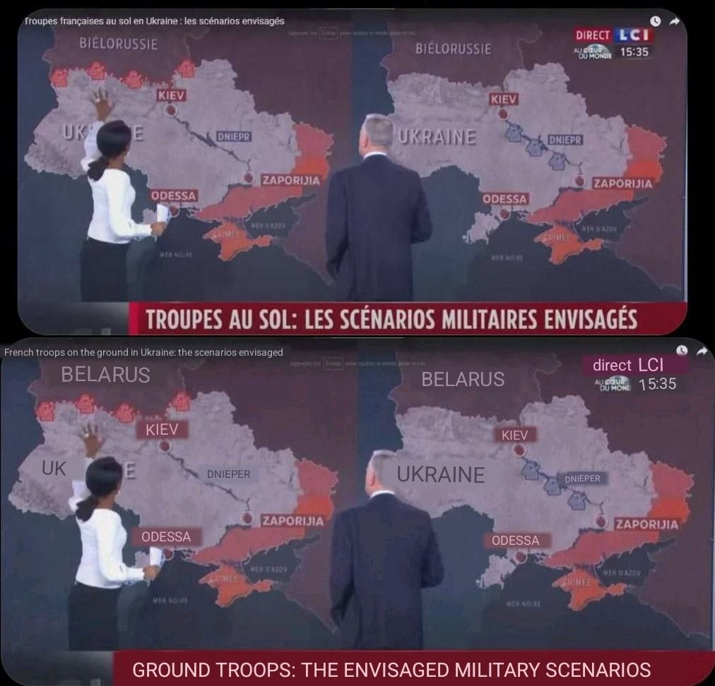 Στα γαλλική τηλεόραση συζητούν ανοιχτά την αποστολή στρατευμάτων στην Ουκρανία