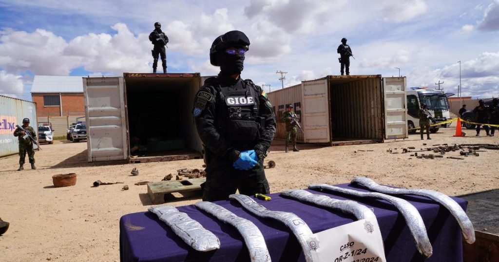 Βολιβία: Κατασχέθηκαν 7,2 τόνοι κοκαΐνης αξίας 451 εκατ. δολαρίων! – H δεύτερη μεγαλύτερη ποσότητα στην ιστορία της χώρας