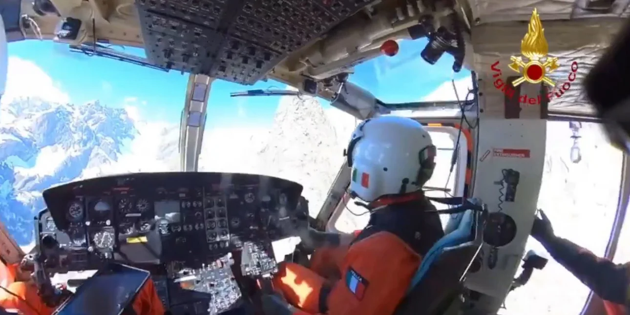 Ιταλία: Πλάνα από την εντυπωσιακή διάσωση πεζοπόρων από ελικόπτερο (βίντεο)