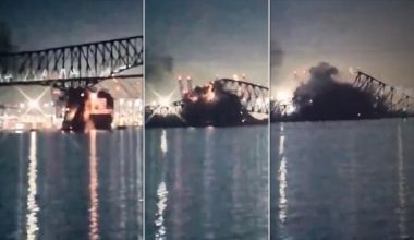 Φορτηγό πλοίο έπεσε πάνω στην γέφυρα της Βαλτιμόρης προκαλώντας την κατάρρευση της και «μαζικές απώλειες» (βίντεο)