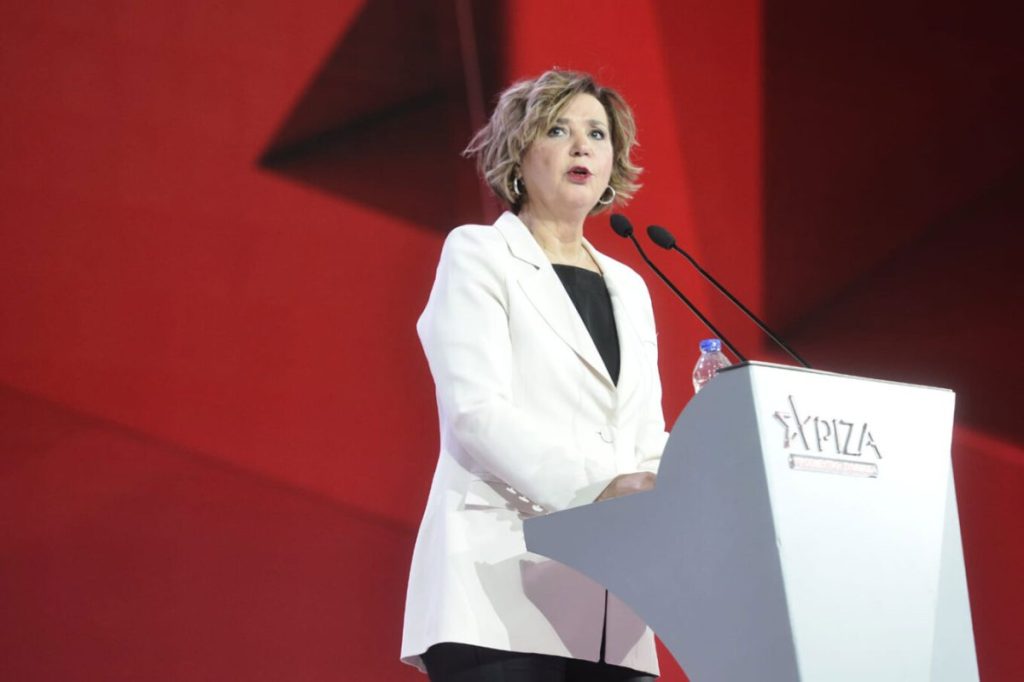 Ο.Γεροβασίλη: «Η κυβέρνηση συσπειρώθηκε πίσω από την εξαφάνιση του εγκλήματος των Τεμπών»