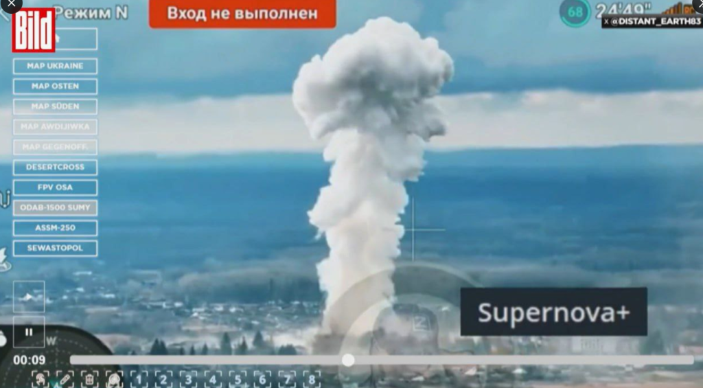 Θανατηφόρες θερμοβαρικές βόμβες έπεσαν στην Ουκρανία (βίντεο)