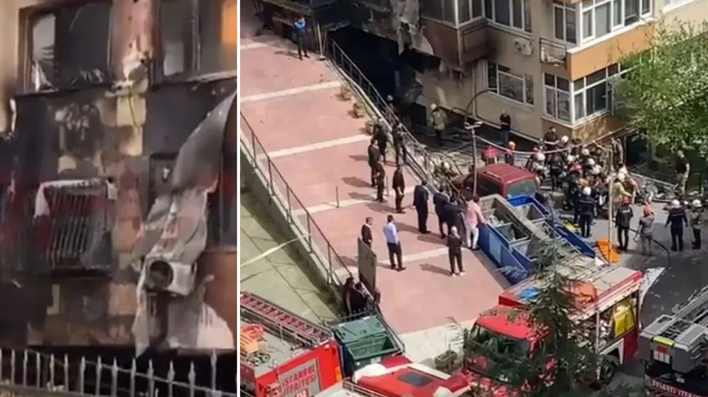 Κωνσταντινούπολη: Κτίριο τυλίχθηκε στις φλόγες – Τουλάχιστον 15 νεκροί και 8 τραυματίες