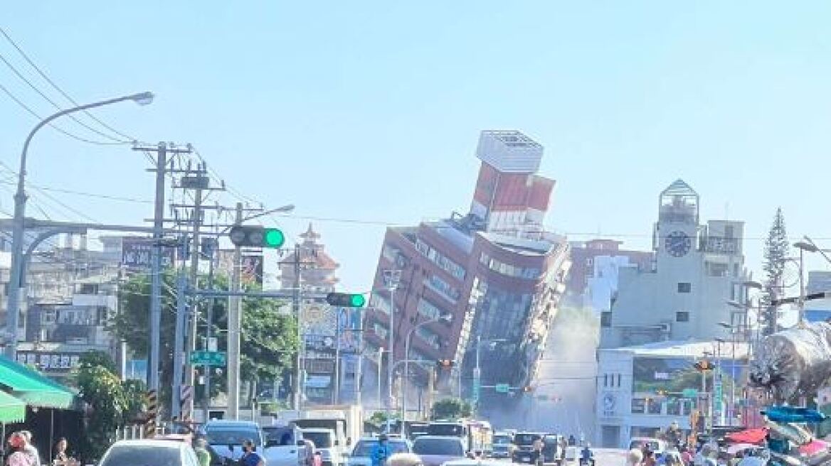 Σεισμός στην Ταϊβάν: Τουλάχιστον 7 νεκροί και πάνω από 700 τραυματίες – Μάχη για να απεγκλωβιστούν οι παγιδευμένοι