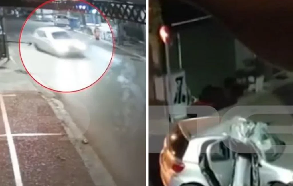 Θανατηφόρο τροχαίο στο Ίλιον: Η στιγμή που χάνεται ο έλεγχος του αμαξιού και πέφτει σε τσιμεντένια κολώνα (βίντεο) 