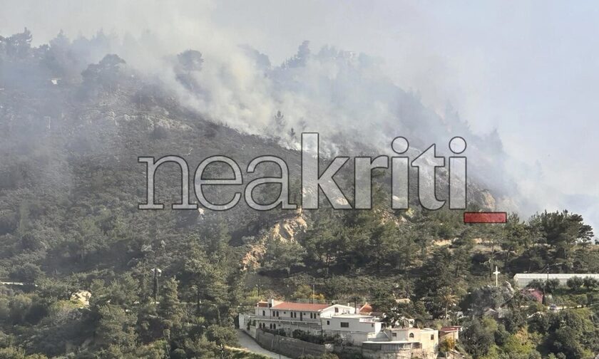 Κρήτη: Πυρκαγιά στην Ιεράπετρα Λασιθίου – Μήνυμα του 112 για εκκένωση τεσσάρων οικισμών