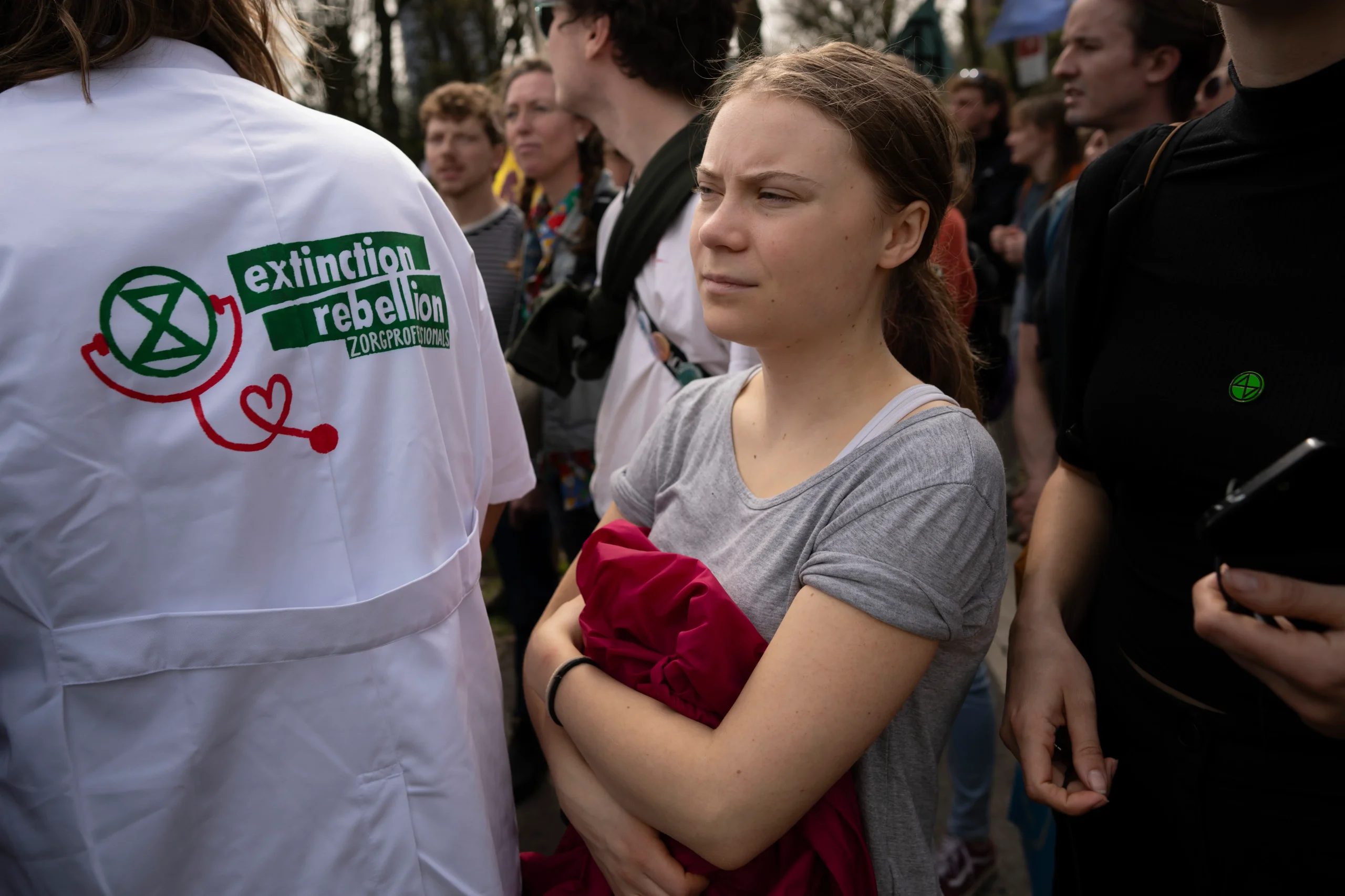 Γκρέτα Τούνμπεργκ: Προσήχθη κατά τη διάρκεια διαδήλωσης στη Χάγη