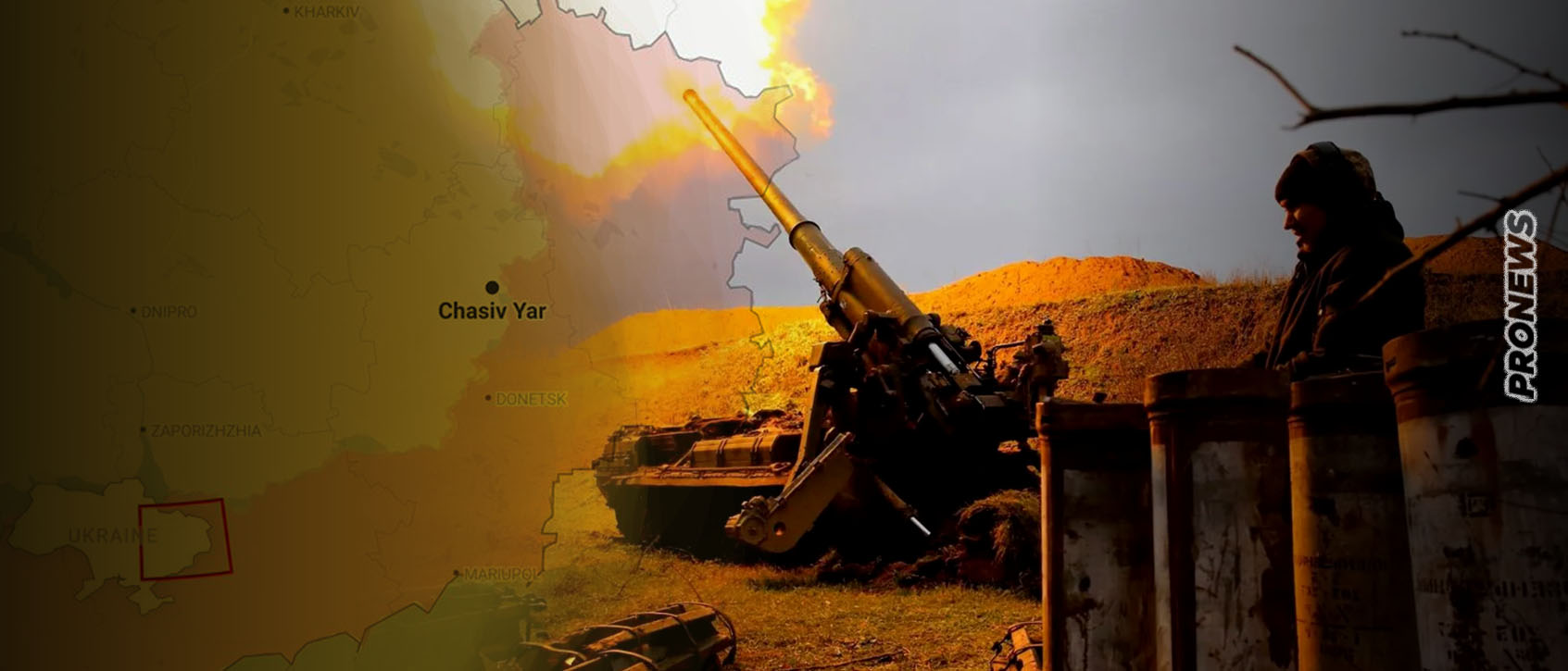 Οι Ρώσοι «σφυροκοπούν» το ανατολικό Τσάσιβ Γιαρ:  Η ουκρανική αμυντική διάταξη απειλείται με κατάρρευση (βίντεο)
