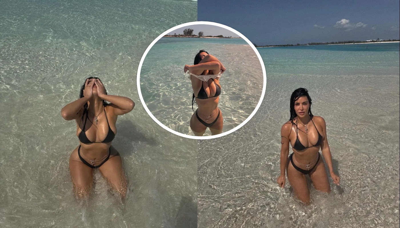 «Αν η ομορφιά ήταν έγκλημα θα ήσουν τόσο ένοχη»: Η Κιμ Καρντάσιαν ποζάρει με μαγιό και προκαλεί «πανικό» (φώτο)