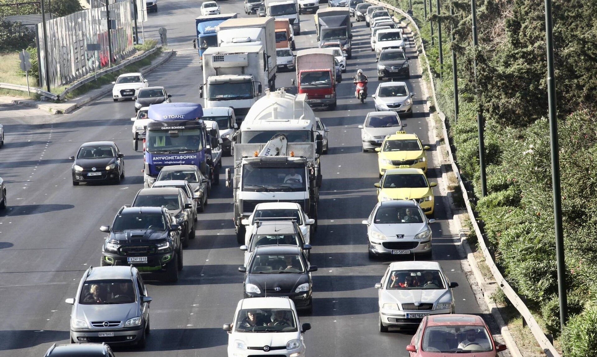 Δείτε σε ποιους δρόμους της Αττικής υπάρχει αυξημένη κίνηση (χάρτης) (upd)