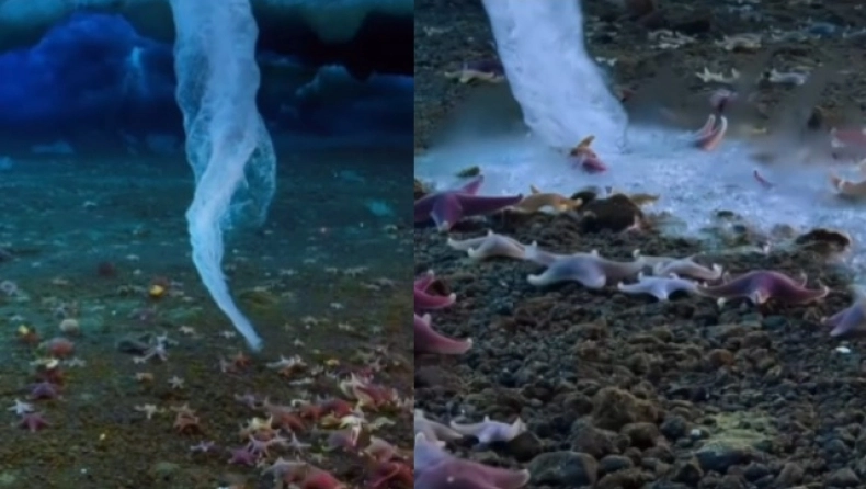 Το «δάχτυλο του θανάτου» Το ανατριχιαστικό φυσικό φαινόμενο που παρατηρήθηκε κάτω από τα βάθη της θάλασσας