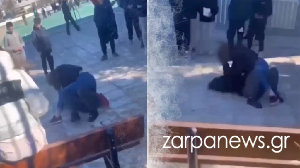 Άγριος ξυλοδαρμός στα Χανιά: Συμμαθήτριες πιάστηκαν στα χέρια στην αυλή του σχολείου – Βίντεο ντοκουμέντο 