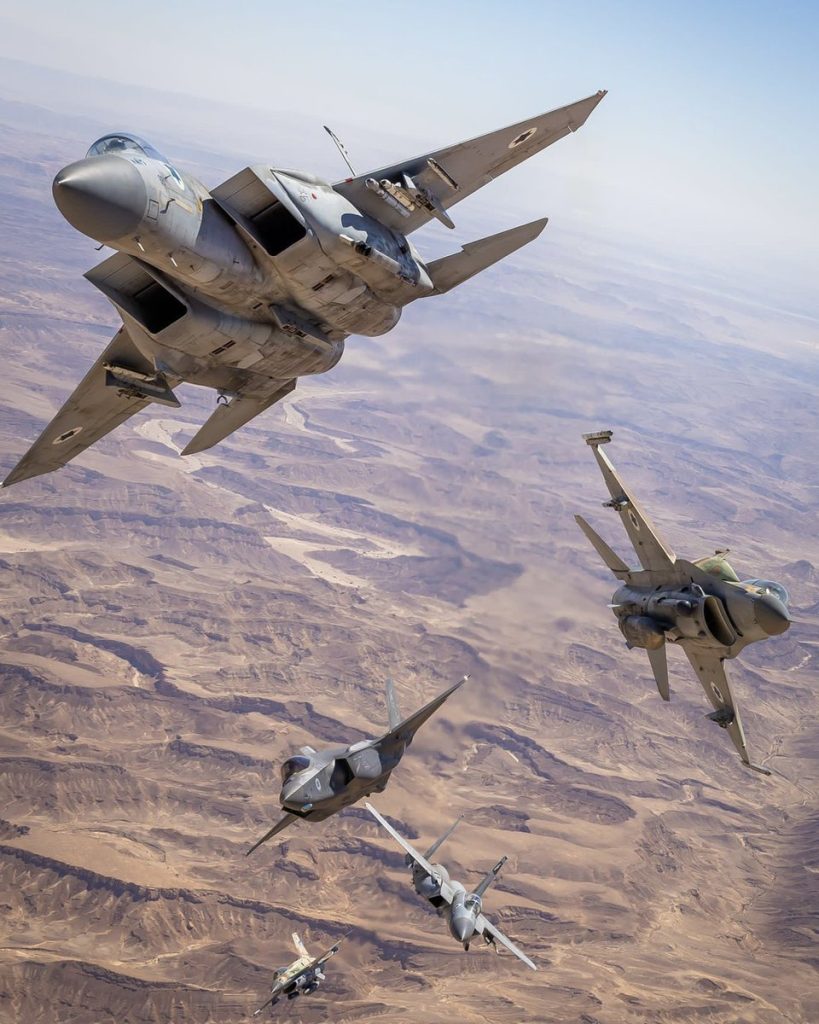 Ισραηλινή Αεροπορία: “Ευχαριστούμε τους συμμάχους μας για τη βοήθεια”