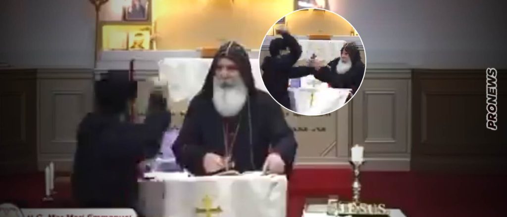 Βίντεο-σοκ: Επίθεση με μαχαίρι στον επίσκοπο των Ορθοδόξων Ασσυρίων στο Σίδνεϊ της Αυστραλίας! (upd)