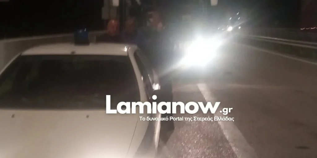 Επίθεση με πέτρες στο πούλμαν του ΠΑΣ Λαμία στο ύψος του Αγίου Κωνσταντίνου (φωτο)