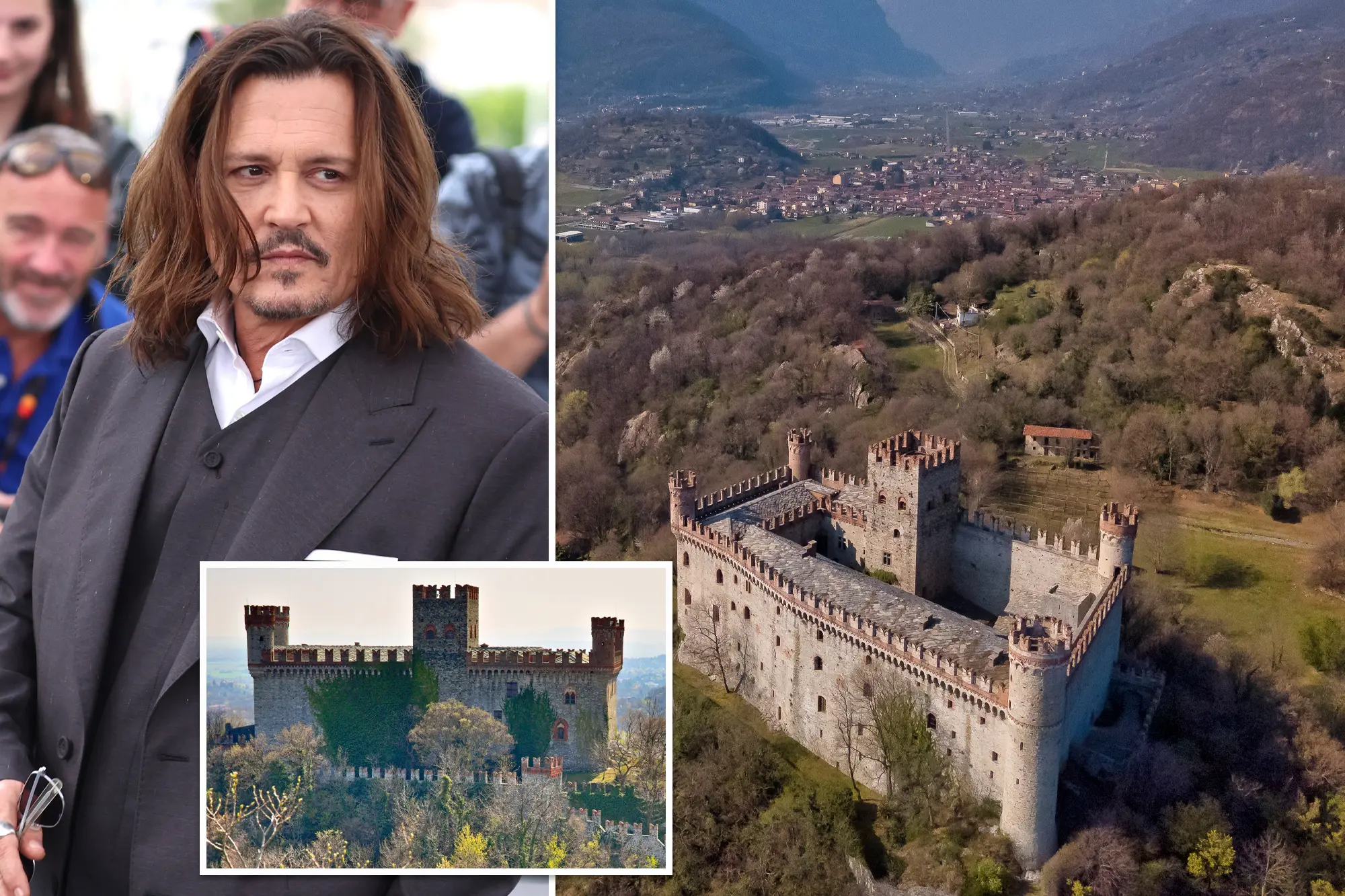 Τζ.Ντεπ: Αυτό είναι το παραμυθένιο κάστρο των 4 εκατ. δολαρίων που σκέφτεται να αγοράσει στην Ιταλία